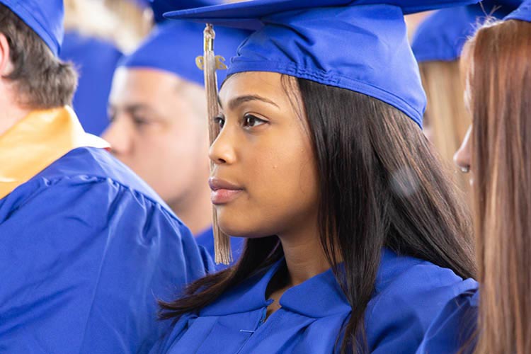 FLCC graduate at commencement ceremony